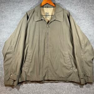 RC Comstock Expedition Jacket Men's XXL Beige Full Zip Lined Outdoor Casual